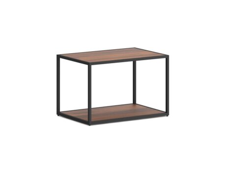 LIUM L-1x1 Regalsystem | 57x37x36 cm | nussbaum/schwarz
