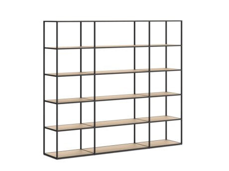 LIUM MIX-3x5-1 Shelving Unit | Decor oak