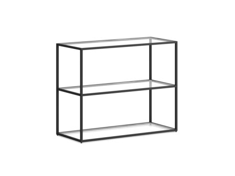LIUM XL-1x2 Shelving Unit | Decor glass clear