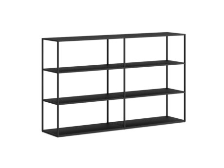LIUM XL-2x3 Shelving Unit | 177x105x36 cm | ash black/black