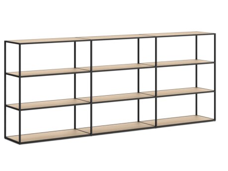 LIUM XL-3x3 Shelving Unit | Decor oak