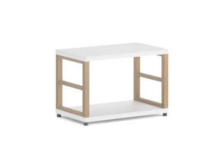 MAXX 1x1 Regalsystem | 60x40x33 cm | weiß/esche