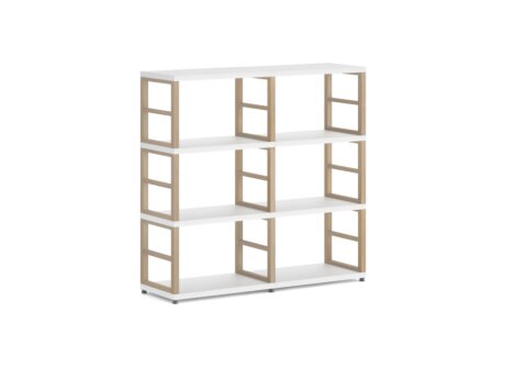 MAXX 2x3 Shelving Unit | 117x112x33 cm | white/ash