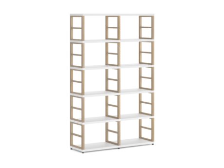 MAXX 2x5 Bookshelf | 117x183x33 cm | white/ash