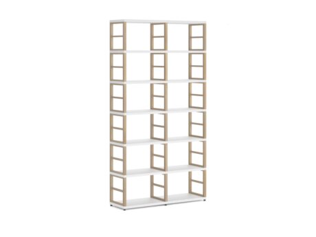 MAXX 2x6 Shelving Unit | 117x218x33 cm | white/ash