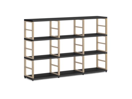 MAXX 3x3 Étagère modulable | 174x112x33 cm | Décor noir