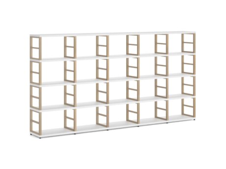 MAXX 5x4 Shelving Unit | 288x147x33 cm | white/ash