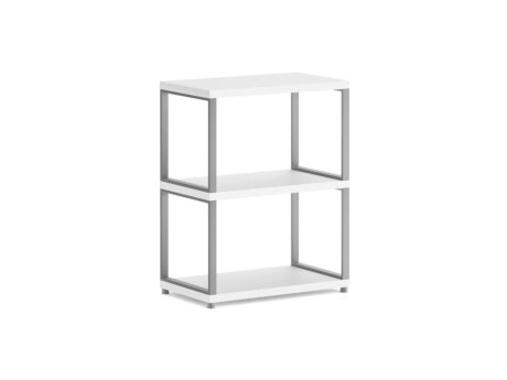 MAXX M-1x2 Shelving Unit | 60x76x33 cm | white/stone (grey)