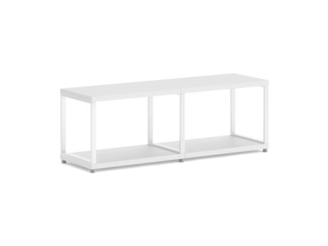 MAXX M-2x1 Regalsystem | 117x40x33 cm | weiß