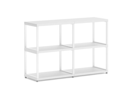 MAXX M-2x2 Shelving Unit | 117x76x33 cm | Decor white