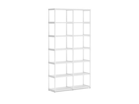 MAXX M-2x6 Shelving Unit | 117x218x33 cm | white