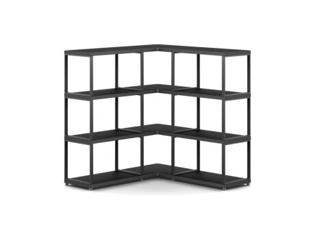 MAXX M-3x3 Corner Shelf | 109/109x112x33 cm | black