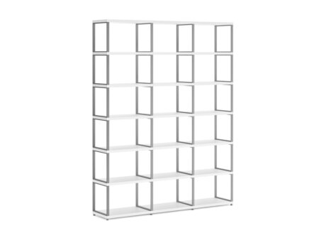 MAXX M-3x6 Shelving Unit | 174x218x33 cm | white/stone (grey)