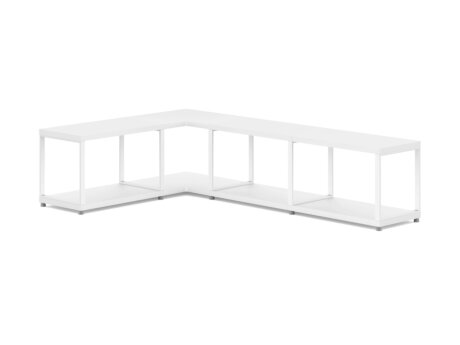 MAXX M-4x1 Eckregal | 166/109x40x33 cm | weiß