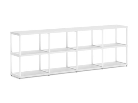 MAXX M-4x2 Regalsystem | 231x76x33 cm | weiß