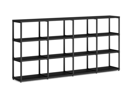 MAXX M-4x3 Shelving Unit | 231x112x33 cm | black