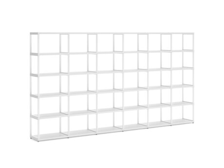 MAXX M-6x5 Shelving Unit | 345x183x33 cm | white