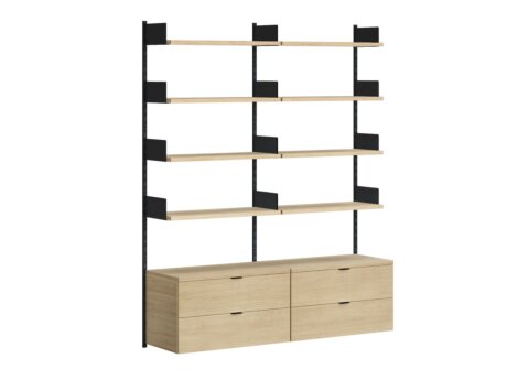 ON-WALL B-205 Regalsystem | 161x200x44 cm