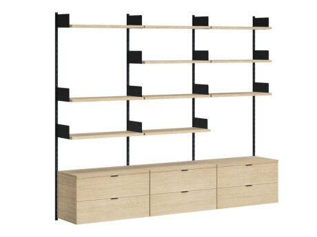 ON-WALL B-304 Shelving System | 241x200x44 cm