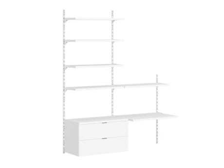 ON-WALL L-203 Shelving System | 161x200x52 cm