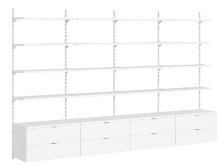 ON-WALL L-405 Shelving System | 321x200x44 cm