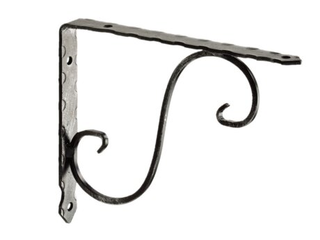 ORNAMENTAL Metal Shelf Bracket | 200x150 mm | black