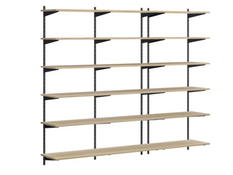 P-SLOT H2-301 Slot Shelving | Decor oak