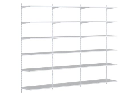 P-SLOT S-301 Wandregalsystem | 243x200x42 cm | weiß