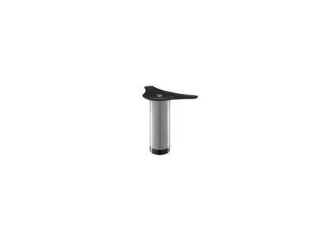 PASO Round Furniture Leg | 6x19 cm | silver