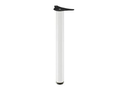 PASO Round Table Leg | 6x71 cm | white
