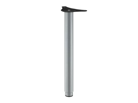 PASO-V Adjustable Table Leg - 5 cm | 5x60-90 cm | silver