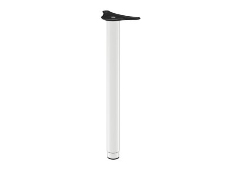 PASO-V Adjustable Table Leg - 5 cm | 5x60-90 cm | white