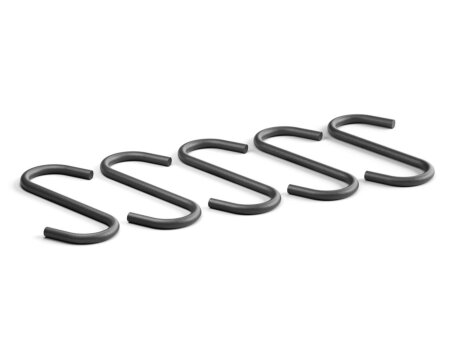 PIPE Hanging Hooks Set - 5 pcs [R] | black