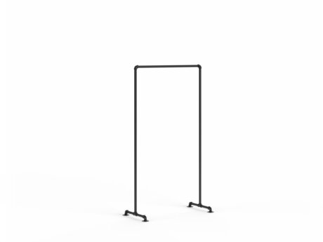 PIPE S-100 Kleiderständer | 91x160x45 cm | schwarz