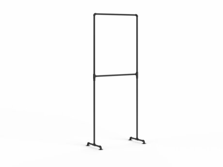 PIPE S-101 Kleiderständer | 91x211x45 cm | schwarz