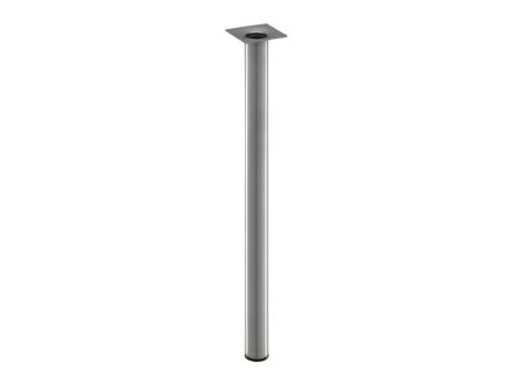 POP Round Table Leg | 3x70 cm | silver