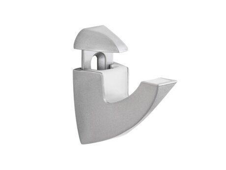 SCOOP Shelf Brackets - 2 pcs | for Shelf Boards 5-25 mm | silver