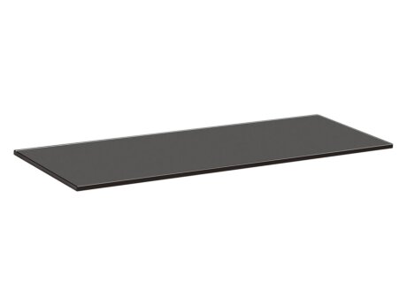 SQUARE Glass Shelf Board | 800x200x8 mm | black