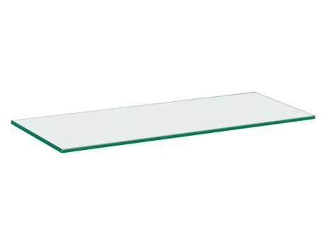 SQUARE Glass Shelf Board | 800x300x8 mm | clear