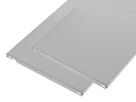 Stahlfachboden - 2 Stck | 80x40 cm | grau