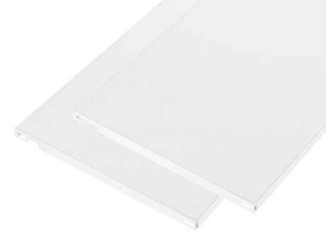 Stahlfachboden - 2 Stck | 80x40 cm | weiß