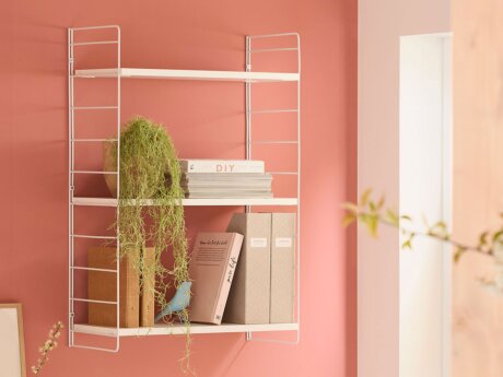 STEP XL-1x2 Hanging Shelf | 83x90x27 cm | white