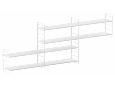 STEP XL-3x2 Stepped Shelf | Decor white