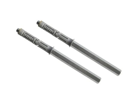 STRONGFIX Floating Brackets - 2 pcs | 10x1,2 cm | galvanized