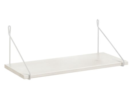 VINTAGE+FIL Hanging Shelf | 80x20 cm | white pine/white