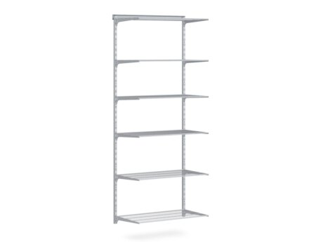 WALK-IN D-101 Regalsystem | 85x200x44 cm | grau