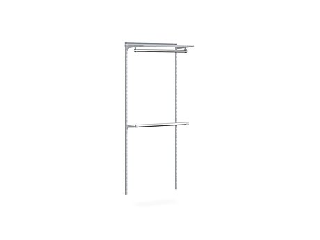 WALK-IN D-103 Regalsystem | 85x200x44 cm (LxHxT) | grau