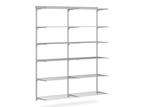 WALK-IN D-201 Regalsystem | 165x200x44 cm | grau