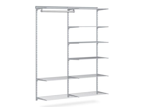 WALK-IN D-202 Wardrobe Shelving | 165x200x44 cm | grey