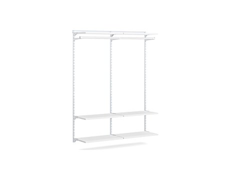 WALK-IN L-200 Regalsystem | 165x200x43 cm (LxHxT) | weiß